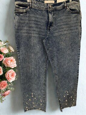 Cato Crop Gem Jeans - NWT